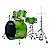 Bateria 22” 14” 10” 12” 16” Tama Stagestar ST52HG-LGS Lime Green Sparkle com Kit de Ferragens - Imagem 2