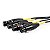 Medusa 1x4 XLR Linha Fêmea Santo Angelo SAS CAT 1X4 - Imagem 2