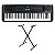 Kit Teclado Yamaha PSR-E283 com Suporte - Imagem 1