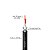 Cabo para Microfone P10/P10 5 metros Roxtone PGJJ120-SG-L5 - Imagem 2