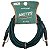 Cabo para Instrumentos P10/P10 5 metros Roxtone MGJJ110L5 Transparent Green - Imagem 1
