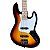 Baixo 4 Cordas Jazz Bass Shelter SHJB75 PRO 3 Tone Sunburst - Imagem 2