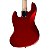 Baixo 4 Cordas Jazz Bass Shelter SHJB75 PRO Candy Apple Red - Imagem 4