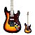 Guitarra Strato HSS Basswood Shelter SSW 3 Tone Sunburst - Imagem 1