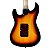 Guitarra Strato HSS Basswood Shelter SSW 3 Tone Sunburst - Imagem 4