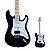 Guitarra Strato HSS Ash Shelter SSW ASH PRO Transparent Black - Imagem 1
