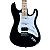 Guitarra Strato HSS Ash Shelter SSW ASH PRO Transparent Black - Imagem 2