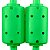 Cabo USB A/USB B 2.0 1 metro para Controladora Pioneer UDG U95001GR Verde - Imagem 3