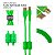 Cabo USB A/USB B 2.0 1 metro para Controladora Pioneer UDG U95001GR Verde - Imagem 7