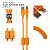 Cabo USB A/USB B 2.0 3 metros para Controladora Pioneer UDG U95003OR Laranja - Imagem 7