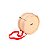 Bumbo Infantil 8” Madeira e Pele Sintética Kidzzo - Imagem 4