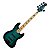 Baixo Ativo 5 cordas Jazz Bass Waldman GJJF455A SPBL Spalted Blue - Imagem 5