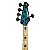 Baixo Ativo 5 cordas Jazz Bass Waldman GJJF455A SPBL Spalted Blue - Imagem 6