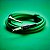 Cabo Instrumentos P10/P10L 3 metros Boss BIC-10A-GN Verde - Imagem 3