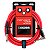 Cabo Instrumentos P10/P10L 3 metros Boss BIC-10A-RD Vermelho - Imagem 1
