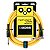 Cabo Instrumentos P10/P10L 3 metros Boss BIC-10A-YL Amarelo - Imagem 1