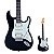 Guitarra Strato SX SST62+ HSH BK Black com Bag - Imagem 1