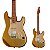 Guitarra Strato HSS Efeitos Mooer GTRS S801 G Gold com Footswitch e Bag - Imagem 1