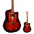 Violão Elétrico Folk Tampo Sólido Lâg T70DCE-B&B Black & Brown - Imagem 1