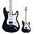 Guitarra Strato HSS Basswood Shelter SSW Satin Black - Imagem 1
