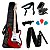 Guitarra Strato Shelter SSW Vermelha com Acessórios - Kit Start - Imagem 1