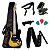 Guitarra Strato Shelter SSW 2 Tone Sunburst com Acessórios - Kit Start - Imagem 1