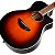 Violão Elétrico Aço Yamaha APX600 OVS Old Violin Sunburst - Imagem 4