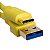 Cabo USB C para USB A 1.5 metros 3.0 UDG U98001YL Amarelo - Imagem 4