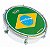 Kit Torcida Brasil Izzo Branco - Imagem 3