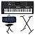 Kit Teclado Yamaha PSR-E583 com Banco, Capa e Suporte - Kit Essential - Imagem 1