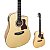 Violão Elétrico Folk Aço Giannini GDC STD CEQ NZ Natural Zebra - Imagem 1