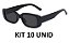 Kit 10 Óculos Retro Preto - Imagem 1