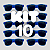 KIT 10 BALLON FESTA AZUL BIC - Imagem 1