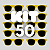 KIT 50 BALLON FESTA AMARELO NEON - Imagem 1