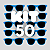 KIT 50 BALLON FESTA AZUL CLARO - Imagem 1