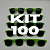 KIT 100 BALLON FESTA VERDE ABACATE - PERSONALIZADO TAMPOGRAFIA - Imagem 1
