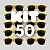 KIT 50 BALLON FESTA AMARELO - Imagem 1