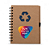 CADERNO ECOLÓGICO 70 FOLHAS PAUTADAS - Imagem 1