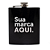 PORTA WHISKY 7OZ PRETO BRILHANTE - Imagem 1