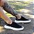 Tenis Branco Casual Masculino Sapatenis Sola Alta Nylon Cano Baixo Leve Confortável - Imagem 6
