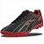 Chuteira Society D'six Adulto - Preto/Vermelho - Imagem 1