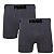 Kit Cueca Boxer Masculina Sem Costura Puma 2 Unidades - Chumbo/Chumbo - Imagem 1