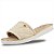 Chinelo Slide Modare Linha Ultraconforto Feminino - Creme - Imagem 1