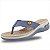 Tamanco Modare Ultraconforto Com Gel Tech Feminino - Jeans/Camel - Imagem 1