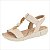Sandália Modare Ultra Conforto Feminina - Creme - Imagem 1