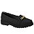 Mocassim Modare Ref:7357.111.21736 - Preto 01/Ouro Claro - Imagem 1