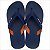 Chinelo Rider Street Duo Dedo AD Ref:12430 - Azul/Azul/Laranja - Imagem 2