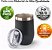 KIT 10 Copos Térmicos 360ml modelo Cuia com Tampa Personalizados à Laser com sua logo - Imagem 2