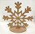 Totem Floco de Neve - Decoração Festa Infantil - Mdf Crú - Kit 3 Unidades - Imagem 5