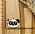 BISCUIT PANDA LAÇO ROSA - Imagem 1